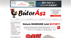 Desktop Screenshot of butorasz.hu